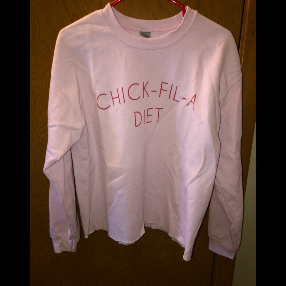 Pink Chick Fil A sweatshirt !